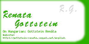 renata gottstein business card